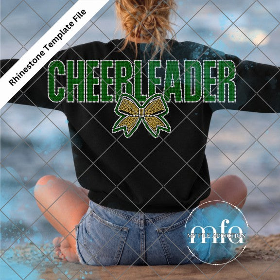 Cheerleader Large Rhinestone Template File