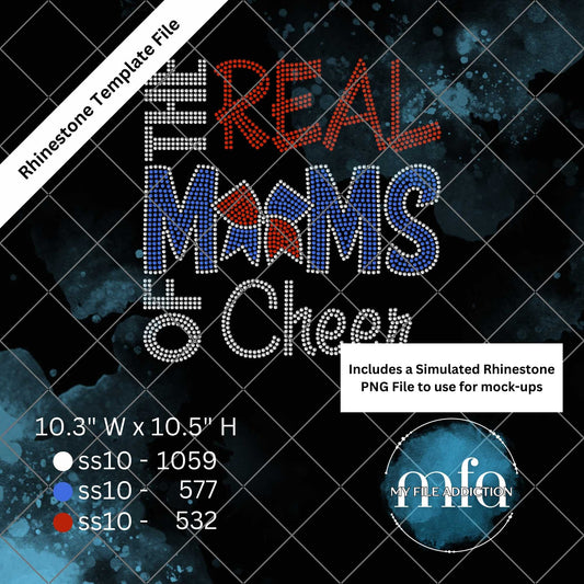 The Real Moms of Cheer Rhinestone Template File