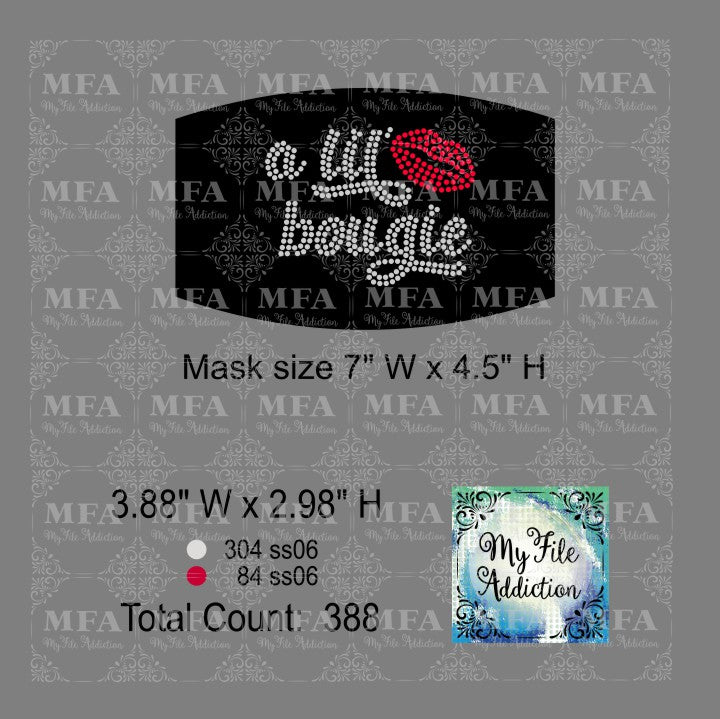 A Lil' Bougie Small Rhinestone Digital Download File