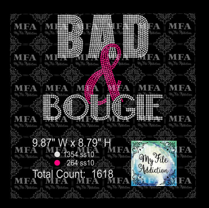 Bad & Bougie Rhinestone Digital Download File