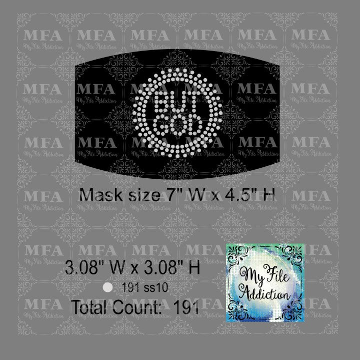 But God Small Rhinestone Digital Download File - My File Addiction