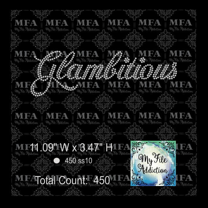 Glambitious Rhinestone Digital Download File - My File Addiction