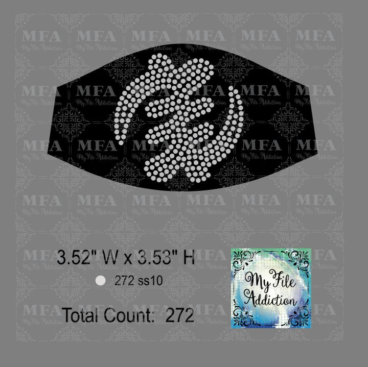 Gye Nyame Small Symbol Except God Rhinestone Digital Download File