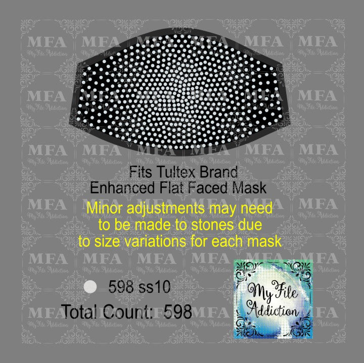 Tultex Gradient Mask Rhinestone Digital Download File