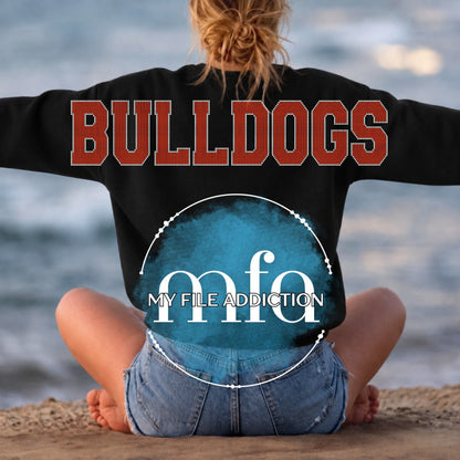 6.08 Inch Athletic Letters Rhinestone Template File