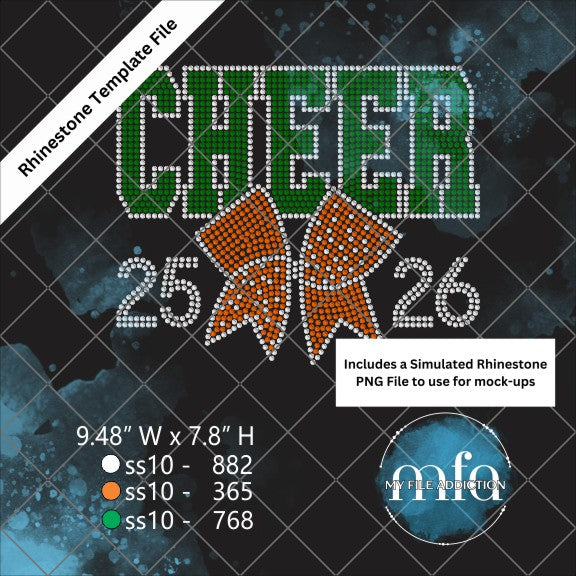 Cheer 2025 2026 Rhinestone Template File