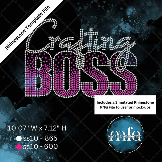 Crafting Boss 2 Rhinestone Template File