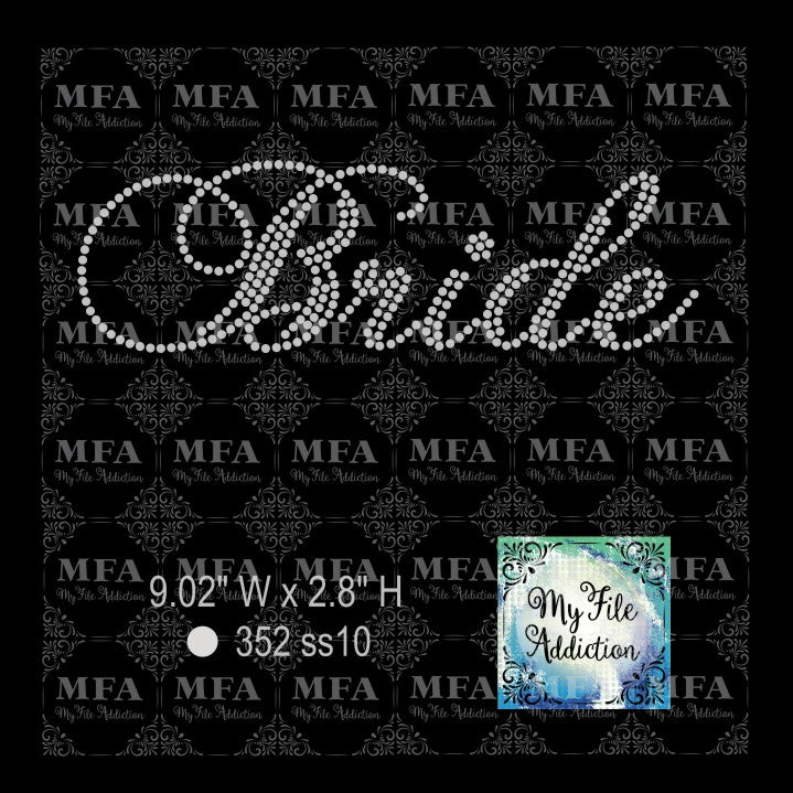 Bride Rhinestone Digital Download File - My File Addiction