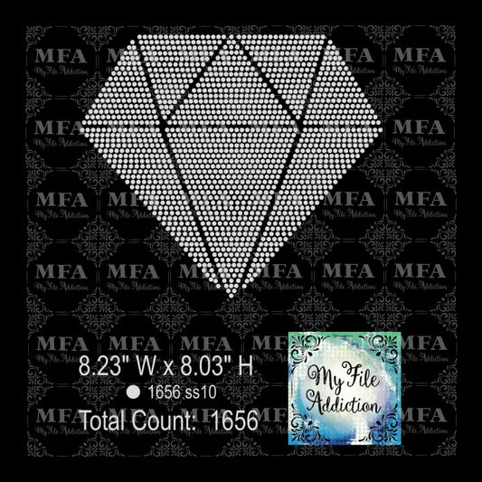 Diamond 2 Rhinestone Digital Download File