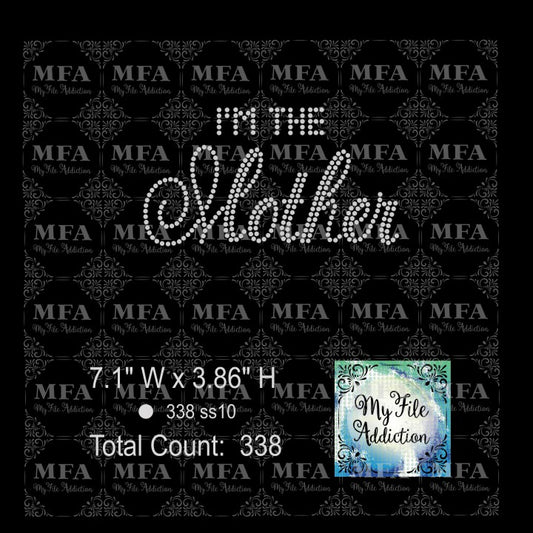 I'm the Mother Rhinestone Digital Download File