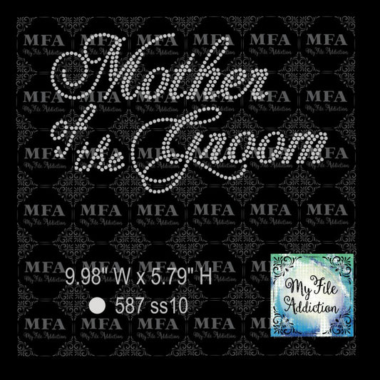 Mother of the Groom Rhinestone Digital Download File - My File Addiction
