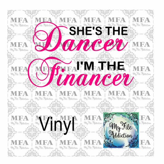 She's the Dancer Vector Digital Download File - My File Addiction