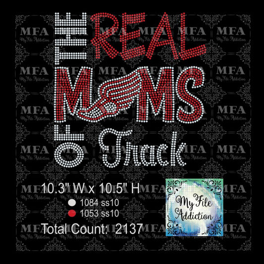 The Real Moms of Track Rhinestone Digital Download File