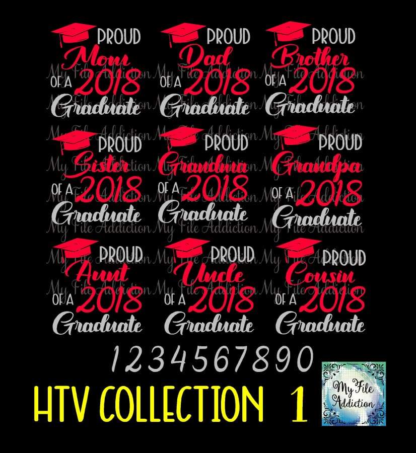 Proud of a Graduate Graduation Collections Vector Digital Download File - My File Addiction