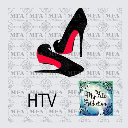 Stilettos High Heel Shoe Vector Digital Download File - My File Addiction